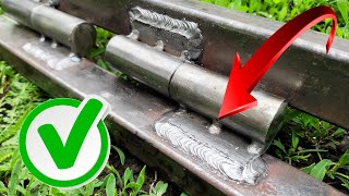 Master Metal Gate Hinge Welding with This Simple Method [upl. by Narda]