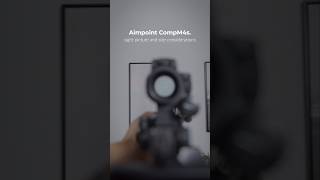 AIMPOINT COMPM4s sight picture shorts shootingdrill [upl. by Atekram]