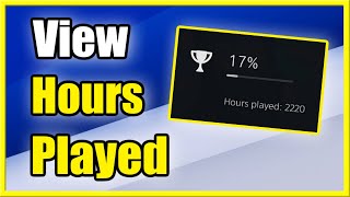 How to view Games Hours Played on PS4 amp PS5 Games Easy Method [upl. by Tam]