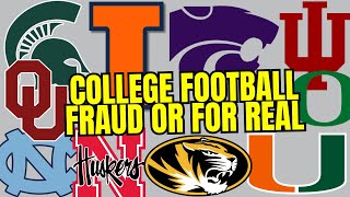 College Football  Fraud Or For Real [upl. by Irahk]