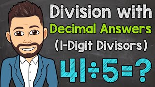 Whole Number Division with Decimal Answers 1Digit Divisors  Math with Mr J [upl. by Benny]