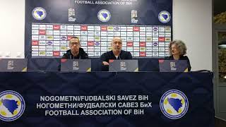 Liga nacija A 2024 BiH  Nizozemska 11 konferencija za štampu BiH [upl. by Nino431]