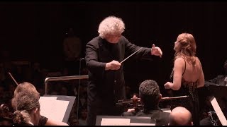 Sir Simon Rattle Conducts Australian World Orchestra with Magdalena Kožená Canteloube Baïlèro [upl. by Adnirual]