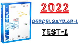 2022 345 TYT MATEMATİK  GERÇEL SAYILAR1 TEST1  yks2022 tyt2022 2022tayfa 345 [upl. by Bendicta]