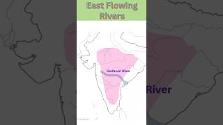 GODAVARI RIVER EAST FLOWING RIVER INDIAN RIVER SYSTEM facts gk indiangeography upsc rivers [upl. by Hickie]