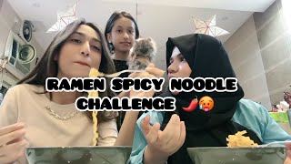 Samyang Hot Chicken Ramen Double Spicy Noodles challenge 🌶️🥵 [upl. by Aihsakal]