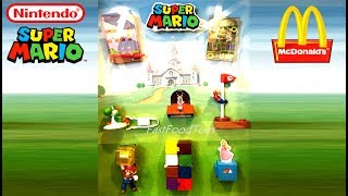 2018 McDONALDS SUPER MARIO HAPPY MEAL TOYS NINTENDO 8 KIDS GUMBALL NEXT HOTEL TRANSYLVANIA 3 CANADA [upl. by Aihsemot]