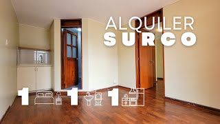 🔴 338 Alquilado  Alquiler minidepartamento en Surco a 5 min de la Bolichera 1 x 1 [upl. by Aryam]