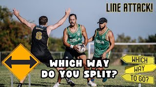 Touch RugbyFootball  Breakdown  WHICH WAY DO YOU SPLIT [upl. by Aititel]