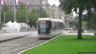 Trams in France  Le Havre  Tramway  Alstom Citadis 302  Villamos  Strassenbahn [upl. by Emoraj]