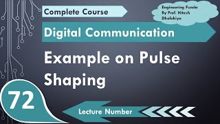 Example on Pulse Shaping in Digital Communication by Engineering Funda [upl. by Chainey]