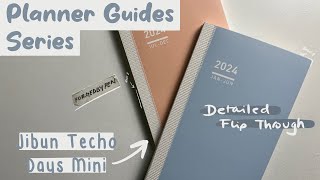 Kokuyo Jibun Techo Days Mini  Detailed Planner Flip Through  Planner Guides Series [upl. by Leyameg]