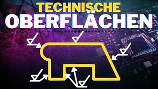 Oberflächenangaben in technischen Zeichnungen  Grundlagen technische OberflächenOberflächenrauheit [upl. by Zantos290]