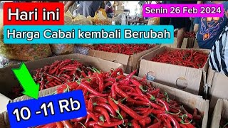 Harga sayur dan bawang serta cabai hari ini kembali naik luar biasa dipasar induk sukomoro nganjuk [upl. by Tterrej]