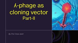 Lamda pahge as cloning vector part II Rec [upl. by Ecitnirp266]