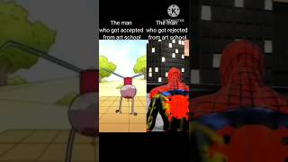 Benson Spiderman meme shorts memes ww2 worldwar2 benson regularshow spiderman [upl. by Elleirad]