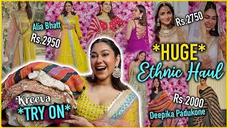 Bollywood DESIGNER LEHENGA TryOn HAUL  Alias Wedding Outfit Deepika Saree  ThatQuirkyMiss [upl. by Barina]