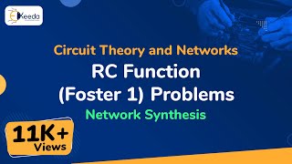 RL Function  Foster 1   Problem 1  Network Synthesis  Circuit Theory amp Networks  Ekeedacom [upl. by Anehsat]