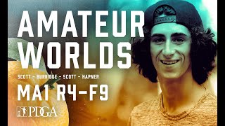 2021 PDGA Am Worlds  MA1  R4F9  Scott Burridge Scott Hapner [upl. by Aenet]