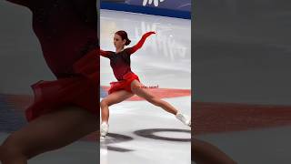 Her triple axel is so beautiful💘figureskating alexandratrusova annashcherbakova olympicgames [upl. by Ratha]