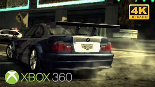 NFS Most Wanted 2005  Xbox 360  Introduction 4K AI Upscaled [upl. by Syah]