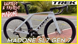 Trek madone sl 7 gen 7  lightweight road bike gets more affodable RSL aero bar [upl. by Doe]