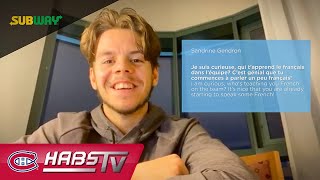 Jesperi Kotkaniemi answers fan questions [upl. by Adlog]