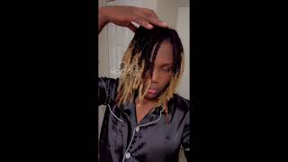 Interlocking Dreadlocks Human Hair Locs Can be bleached and dyed dreadlocksextensions interlocs [upl. by Erasme]