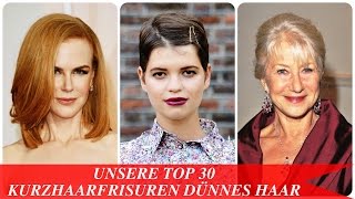 Unsere top 30 kurzhaarfrisuren dünnes haar [upl. by Bernardina]