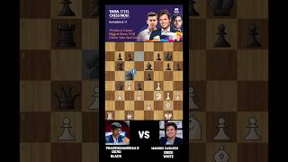 Tata steel chess india pragvsmagnus drawgame praggnandha magnuscarlsen tatasteelchessindia [upl. by Llerot]