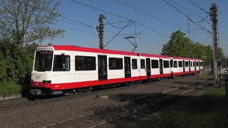 Erster Einsatztag für Dortmunds neue Stadtbahnen  Aufnahmen aus Hombruch [upl. by Horowitz]