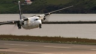 Fokker 50 special takeoff [upl. by Joashus351]