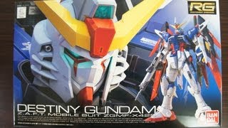 RG 1144 ZGMFX42S デスティニーガンダム 開封 Destiny Gundam Unboxing [upl. by Kobi]