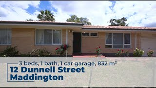 12 Dunnell Street Maddington WA [upl. by O'Shee243]