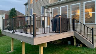 Trex Composite Deck Installation  Start to Finish [upl. by Tiemroth]