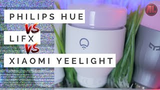 Philips Hue vs LIFX vs Xiaomi Yeelight The Ultimate Showdown Comparison amp Best Smart Lighting [upl. by Otcefrep317]