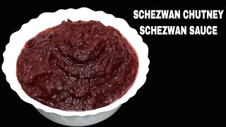 Schezwan Chutney  Schezwan Sauce Recipe  Chinese Sauce  Rajan Singh Jolly [upl. by Niro]