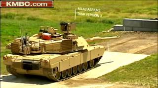 Hightech tank part of Fort Riley training [upl. by Htiaf]