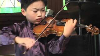 Ray Ushikubo Vieuxtemps  Concerto No 2 in F minor Center Stage Strings Music Festival 2011 [upl. by Mathe]