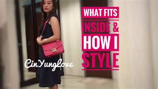 What fits inside my Furla Metropolis Shoulder Bag  Mod Shot [upl. by Raddy]