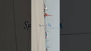 Spicejet plane video✈️ foryou airport short [upl. by Ielirol]