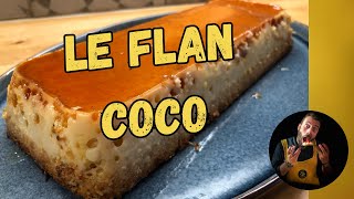 Flan coco ou flan antillais [upl. by Sivert]