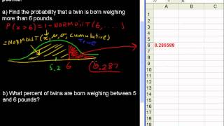 How to Compute Probability in a Normal Distribution Using Excel  Business Statistics Tips [upl. by Ellenaj]