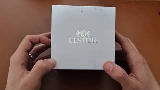 Unboxing 📦 Festina Ceramic Chronograph Watch F20515 [upl. by Av589]