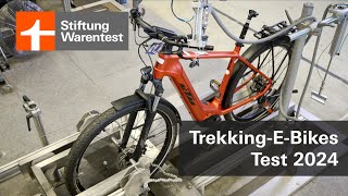 Test TrekkingEBikes 2024 DiscountPedelec oder MarkenFahrrad EBikeTest Stiftung Warentest [upl. by Adnuhsar]