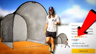 I Bought The Cheapest Batting Cage on Amazon [upl. by Zined]