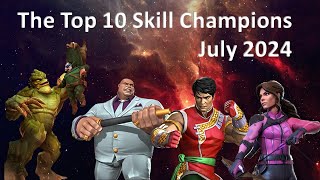 The Top 10 Skill Champions in Marvel Contest of Champions  July 2024 [upl. by Maidy]