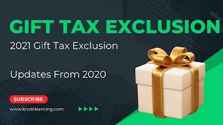 2021 Gift Tax Exclusion  How Much Can You Give Away [upl. by Yolane]