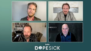 Peter Sarsgaard John Hoogenakker amp Jake McDorman Interview  Dopesick Hulu [upl. by Kaasi]