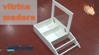 👉‍‍ Cómo HACER una VITRINA de MADERA [upl. by Zel]